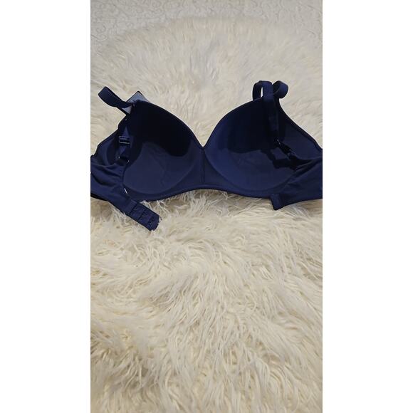 Wacoal Women's 32DD Navy Blue Underwire T-Shirt Bra - Picture 3 of 5